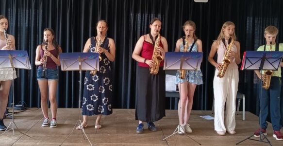Konzert der Instrumentalklassen von Birgit Vogel in Schwarzenbach am Wald
